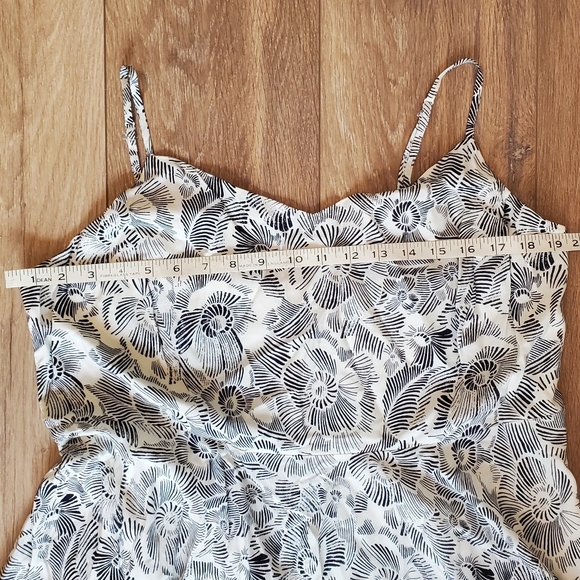 BNWT Old Navy a-line sundress, size XL, black & cream floral - Picture 6 of 8